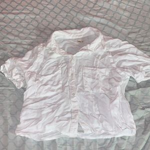 Hollister White Blouse